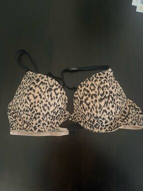 NWT Victoria's Secret Leopard Print Sexy T Push Up Bra 34B